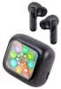 Trevi EAR 100 AID Bluetooth fülhallgató AI fordítással, érintőképernyős kijelzővel, fekete, ANC, ENC, 5 óra üzemidő