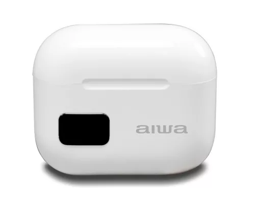 Aiwa EBTW-100WT Prémium Japán vezeték nélküli fülhallgató akár 12 óra zenehallgatás fehér színben