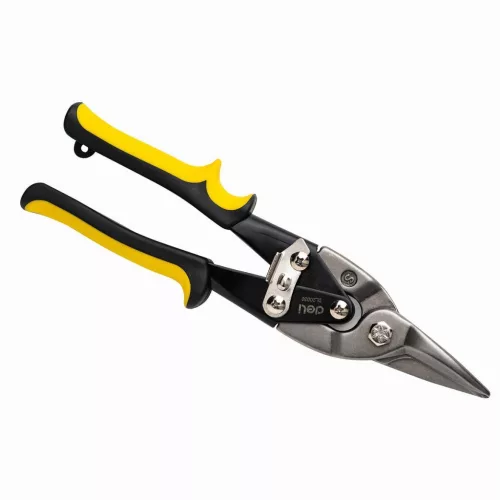 Deli Tools EDL20030 lemezvágó olló, 250 mm (fekete / sárga)