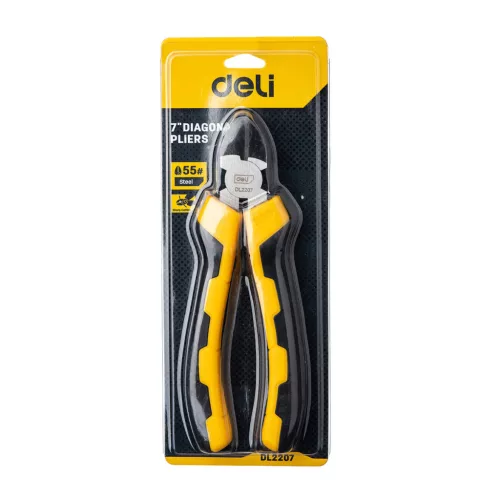 Deli Tools EDL2207 oldalvágó 6" (sárga)