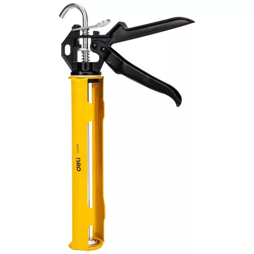 Deli Tools EDL2370A tömítőanyag kinyomópisztoly, 250mm (sárga)