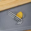 Deli Tools EDL3088 imbuszkulcs készlet 9 részes 1.5-10mm, extra hosszú gömbvégű