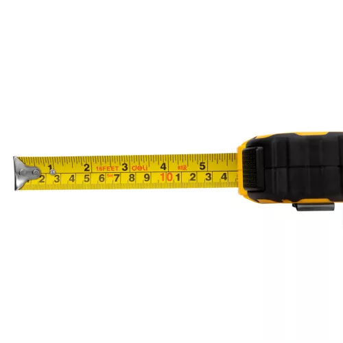 Deli Tools EDL3797Y Mérőszalag 5m, sárga