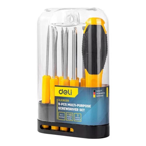 Deli Tools EDL636009 Csavarhúzó készlet (8 db/csomag)