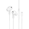 JELLICO vezetékes fülhallgató EP3A USB-C mikrofonnal 1.2M fehér, EP3A-USBC