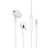 JELLICO vezetékes fülhallgató EP3A JACK 3.5MM mikrofonnal 1.2m fehér