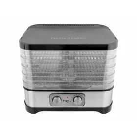   Vigan ESP1 aszaló gép, 250W, 5 db 32 cm-es tálca és fedő, inox