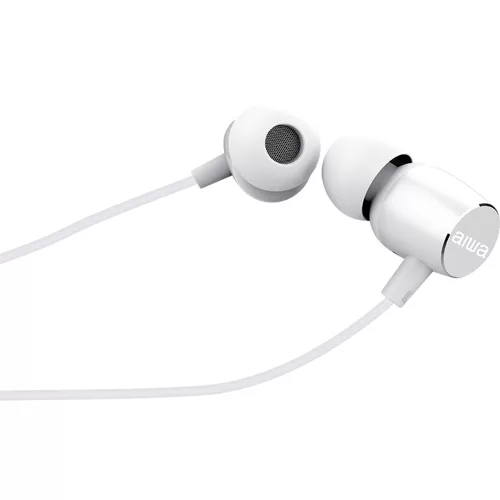 Aiwa ESTM-30WT Ultrakompakt, dinamikus, Japán vezetékes fülhallgató mobiltelefon kihangosítással 