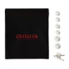 Aiwa ESTM-500WT Hi-Res Fülhallgató – Zenei Élmény a Legmagasabb Szinten mikrofonnal, fehér színben