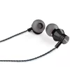Aiwa ESTM-50BK Kompakt Stílus és Kivételes Hangzás Egyetlen Fülhallgatóban, mikrofonnal, fekete színben