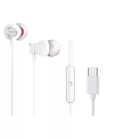   Aiwa ESTM-50USB-C/WT Prémium hangminőségű Japán fülhallgató USB-C csatlakozással, Hyperbass mély