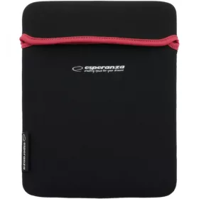   ESPERANZA NEOPRÉN TÁSKA 9,7" ET172R TABLETHEZ FEKETE/PIROS ET172R