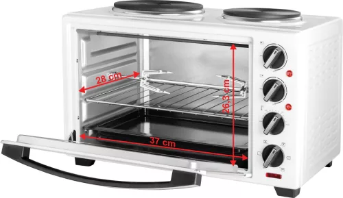 ECG ETH 3021W Elektromos sütő, 30L, fehér