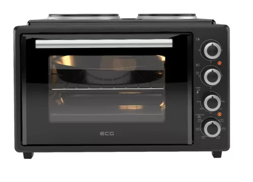ECG ETH 3501B Minisütő főzőlapokkal 35L- Fekete