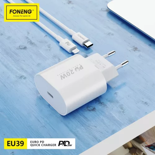 Foneng EU39 USB-C Hálózati töltő (20W)