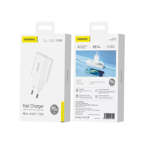 Foneng EU39 USB-C Hálózati töltő (20W)