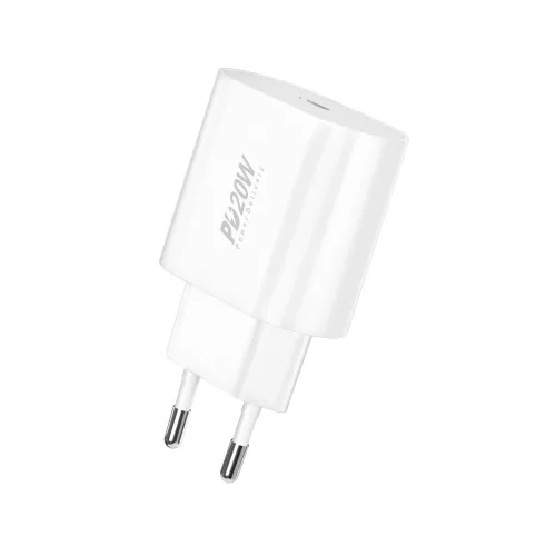 Foneng EU50 2x USB-C Hálózati töltő - Fehér (35W)