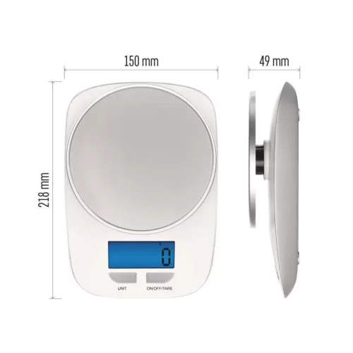 EMOS Digitális konyhai mérleg 5 kg, EV016