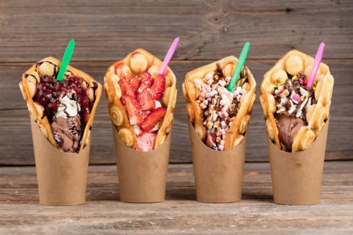 Kalorik EWM1800BK Buborék gofrisütő