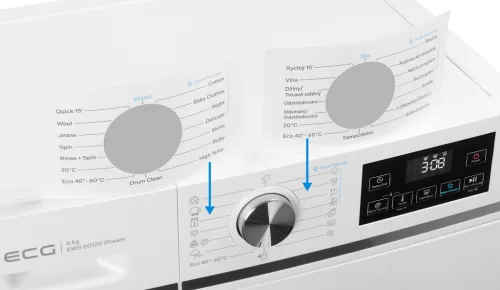 ECG EWS 60120 iSteam Mosógép, 6kg
