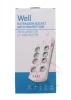 Well EXTS-8S3M-PROT-USB4-WL Nyolc férőhelyes földelt kapcsolós elosztó + 4x USB