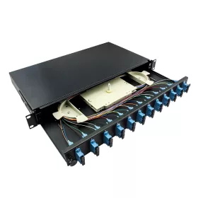   Logilink Optikai kábel elosztó, 19" (ODF) SC-DX 12 P (F12SD2B)