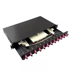   Logilink Optikai kábel elosztó, 19" (ODF) SC-SX 12 P (F12SS4B)