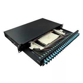   Logilink Optikai kábel elosztó, 19" (ODF) SC-SX 24 P, fekete (F24SS3B)