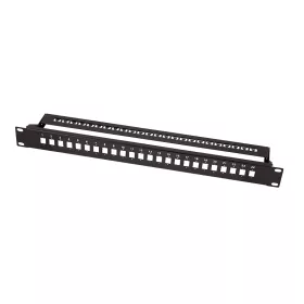   Logilink 19" száloptikai panel 24 os LC Duplex vagy SC egyoldalas adapterhez (FB0002B)