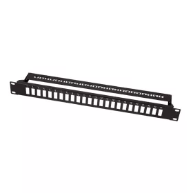  Logilink 19" száloptikai panel 24  SC-Duplex vagy LC-Quad adapterhez (FB0003B)