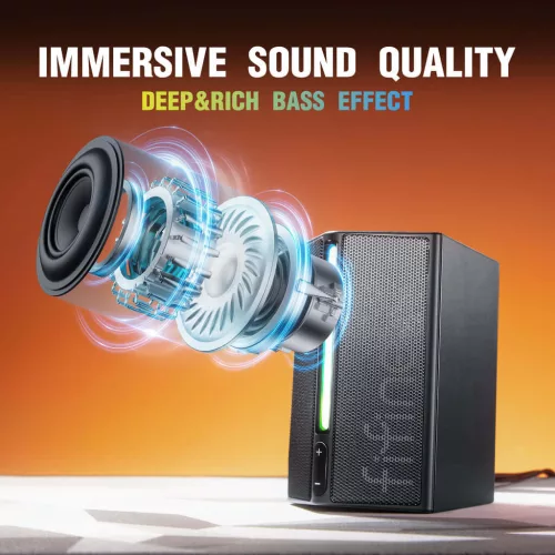 Fifine AmpliGame A20 Aktív hangfal pár 2.0 [TRS][USB]