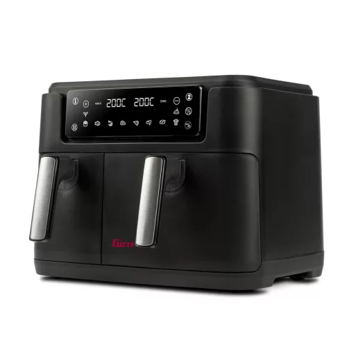 Girmi FG26 Ecofrit Bis forrólevegős sütő, dupla kosárral, 2400W, digitális kijelzővel
