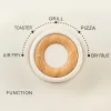 Girmi FG28 Ecofrit 14L forrólevegős, pizza és multifunkciós sütő – XXL kapacitás, sokoldalú sütés, egészséges fogások (FG2801)