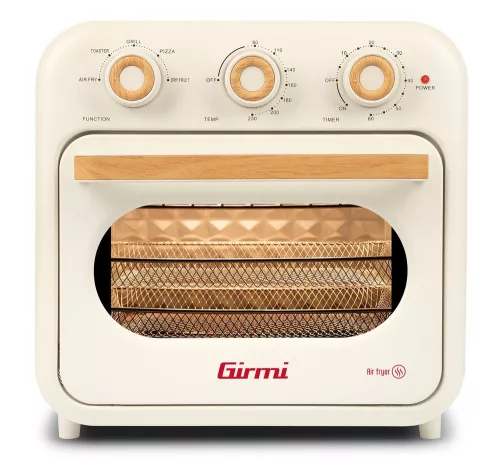 Girmi FG29 Ecofrit 22L forrólevegős, pizza és multifunkciós sütő– XXL kapacitás, gazdag funkciók egyben (FG2901)