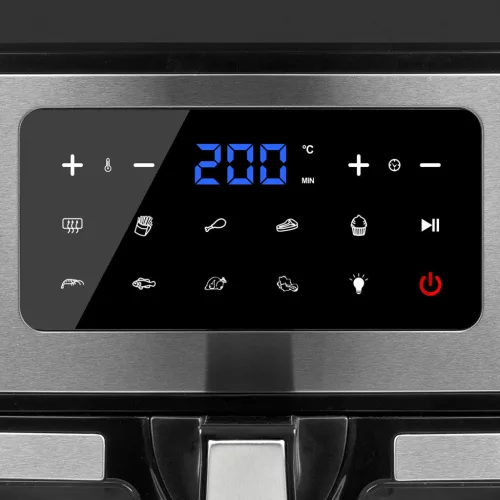 Girmi FG89 Ecofrit XXL Forrólevegős sütő 9,2 literes űrtartalommal, 60 perces időzítővel, sok extra szolgáltatással