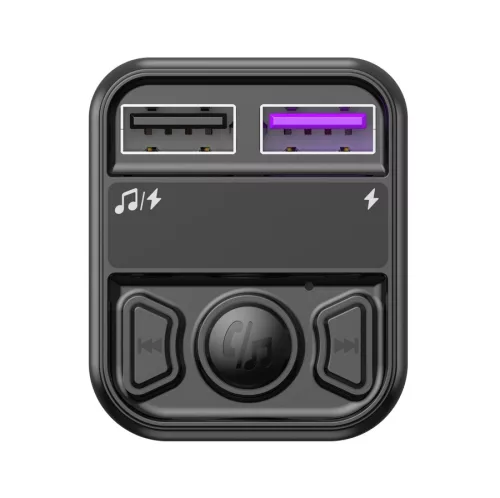 Jellico FM1 Bluetooth FM Transmitter, 2 x USB, 3,1A, Fekete