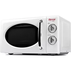   Girmi FM21 Mikrohullámú sütő fehér színben, 20 literes, 30 perces időzítővel, 1150 W (teljesítmény), 800 W (grillteljesítmény)