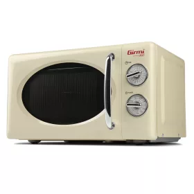   Girmi FM21 Mikrohullámú sütő krém színben, 20 literes, 30 perces időzítővel, 1150 W (teljesítmény), 800 W (grillteljesítmény)