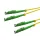 Logilink Fiber duplex patch kábel, OS2, 9/125 , LSH-LSH, APC 8 , sárga, 2 m (FP0EE02)