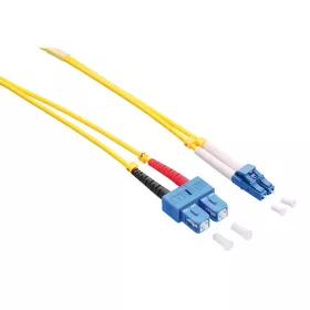   Logilink Fiber duplex patch kábel, OS2, 9/125 , LC-SC, sárga, 10 m (FP0LS10)