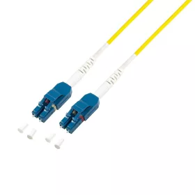   Logilink Fiber duplex patch kábel, OS2, 9/125 , Uniboot LC-LC, sárga, 2 m (FP0UB02)