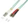 Logilink Fiber duplex patch kábel, OM3, 50/125 , LC-ST, aqua, 2 m (FP3LT02)