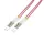 Logilink Fiber duplex patch kábel, OM4, 50/125 , LC-LC, lila, 7,5 m (FP4LC07)