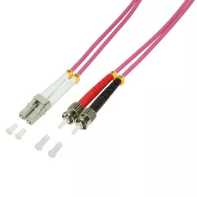   Logilink Fiber duplex patch kábel, OM4, 50/125 , LC-ST, lila, 5 m (FP4LT05)