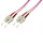 Logilink Fiber duplex patch kábel, OM4, 50/125 , SC-SC, lila, 2 m (FP4SC02)