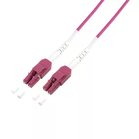   Logilink Fiber duplex patch kábel, OM4, 50/125 , Uniboot LC-LC, lila, 1 m (FP4UB01)