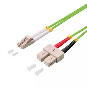   Logilink Fiber duplex patch kábel, OM5, 50/125 , LC-SC, lime zöld, 7,5 m (FP5LS07)