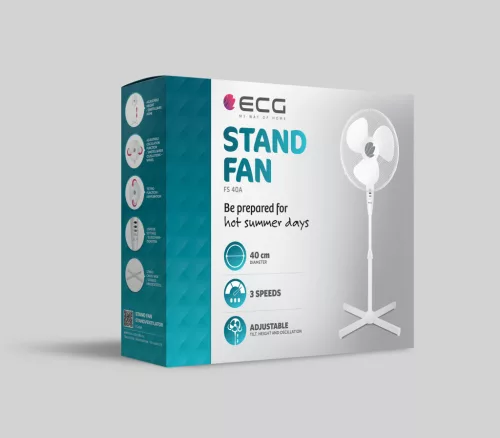 ECG FS 40A Álló ventilátor 40 cm