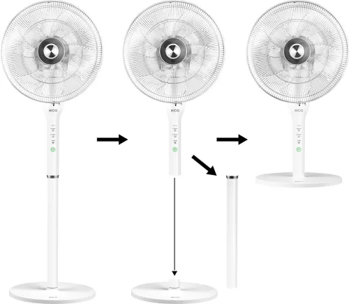 ECG FS 410 2in1 Állványos / asztali ventilátor