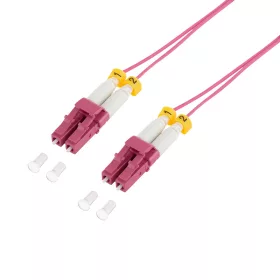   Logilink Szupervékony OM4 szálas patch kábel LC-LC duplex, 2,0 m (FS4LC02)